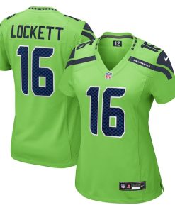 Tyler Lockett Seattle Seahawks Nike Women's  Game Jersey - Neon Green