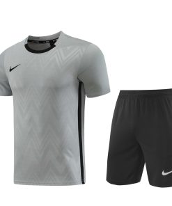 Nike Short Sleeve Training Jersey Set-ND06- Gray