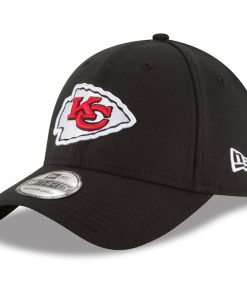 Kansas City Chiefs New Era Team Classic 39THIRTY Flex Hat - Black