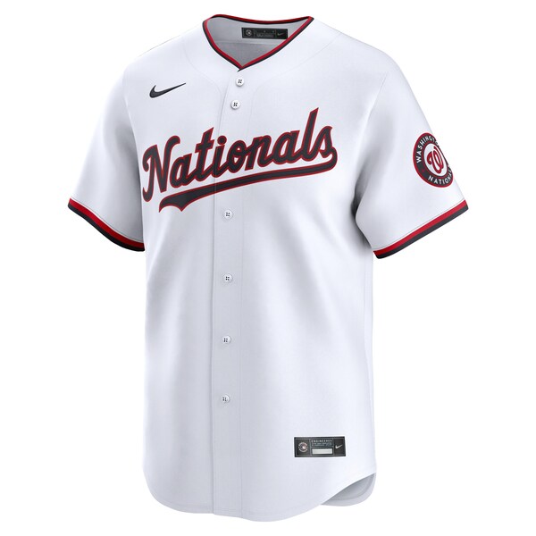James Wood Washington Nationals Nike Youth Home Limited Player Jersey - White - Image 2