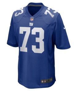 Alternative view of Evan Neal New York Giants Nike Player Game Jersey - Royal