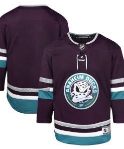 Anaheim Ducks Youth 30th Anniversary Premier Jersey?¨C Purple