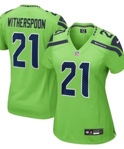 Devon Witherspoon Seattle Seahawks Nike Women's  Game Jersey - Neon Green