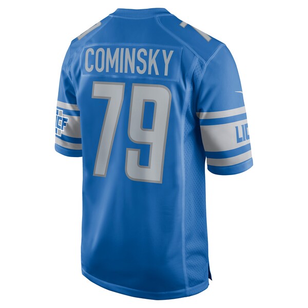 John Cominsky Detroit Lions Nike Player Game Jersey - Blue - Image 3