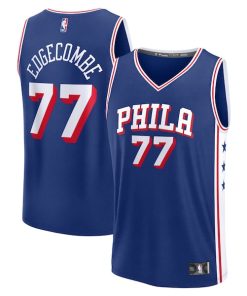 V. J. Edgecombe Philadelphia 76ers  Youth 2025 NBA Draft First Round Pick Fast Break Replica Jersey - Icon Edition - Royal