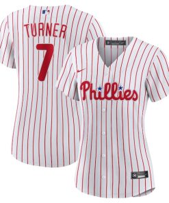 Trea Turner Philadelphia Phillies Nike Women's Home Replica Player Jersey - White