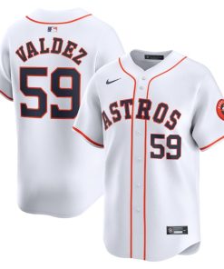 Framber Valdez Houston Astros Nike Home Limited Player Jersey - White