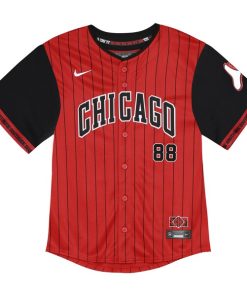 Alternative view of Luis Robert Jr. Chicago White Sox Toddler City Connect 2025 Limited Player Jersey - Red/Black