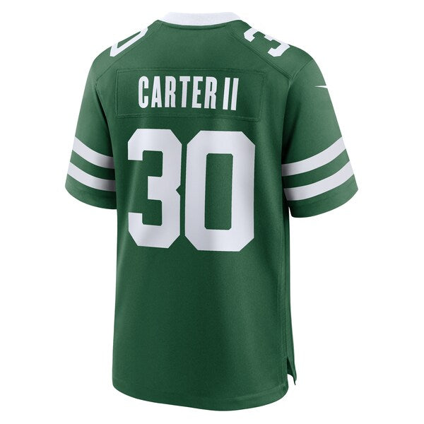 Michael Carter II New York Jets Nike Team Game Jersey - Legacy Green - Image 4