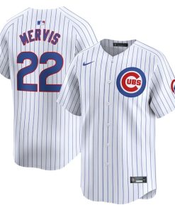 Matt Mervis Chicago Cubs Nike Home Limited Player Jersey - White