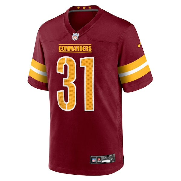 Jonathan Jones Washington Commanders Nike Team Game Jersey - Burgundy - Image 2