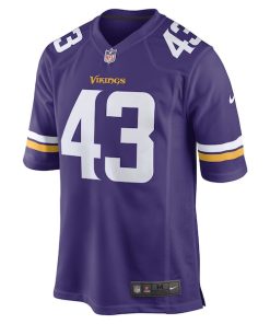 Alternative view of Luiji Vilain Minnesota Vikings Nike Game Player Jersey - Purple
