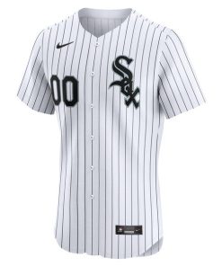 Alternative view of Chicago White Sox Nike Home Elite Custom Jersey - White