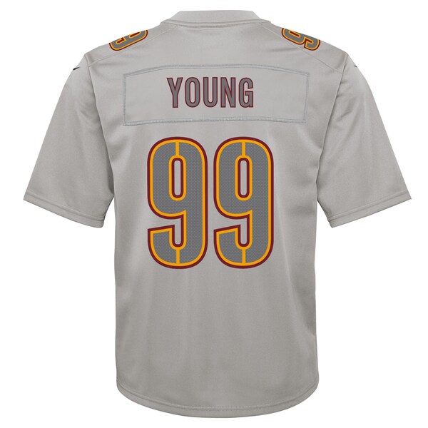 Chase Young Washington Commanders Nike Youth Atmosphere Fashion Game Jersey - Gray - Image 3