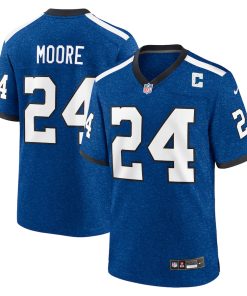 Lenny Moore Indianapolis Colts Nike Indiana Nights Alternate Game Jersey - Royal