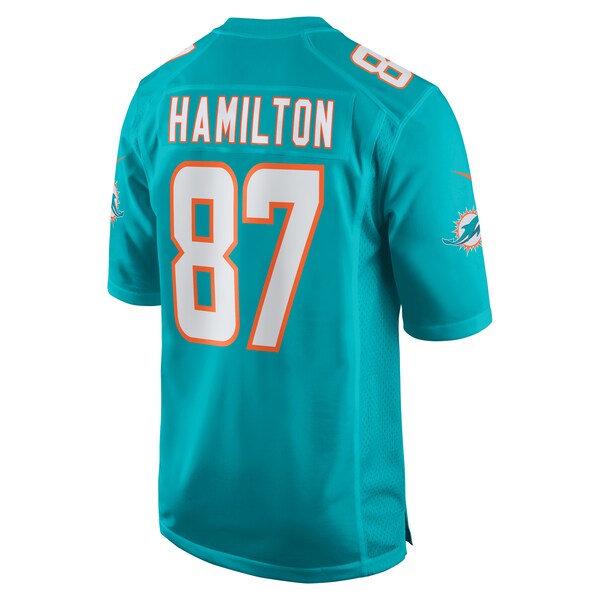 DaeSean Hamilton Miami Dolphins Nike Home Game Player Jersey - Aqua - Image 3
