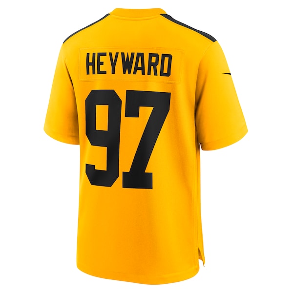 Cameron Heyward Pittsburgh Steelers Nike Alternate 1933 Throwback Game Jersey - Gold - Image 3