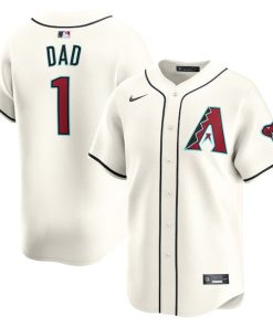 Arizona Diamondbacks Nike #1 Dad Home Limited Jersey - White