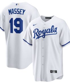 Michael Massey Kansas City Royals Nike Home Replica Jersey - White