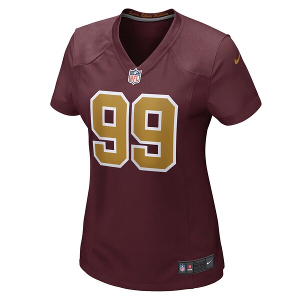 Chase Young Washington Football Team Nike Women's Alternate Game Jersey - Burgundy - Image 2