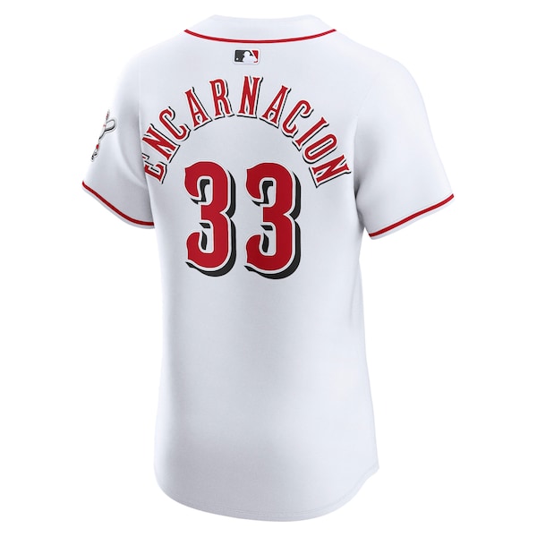Christian Encarnacion-Strand Cincinnati Reds Nike Home Elite Jersey - White - Image 3