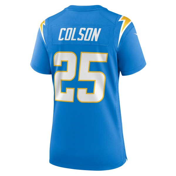 Junior Colson Los Angeles Chargers Nike Women's Game Jersey - Powder Blue - Image 3