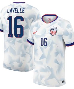 Rose Lavelle USMNT Nike Youth 2025 Home Replica Player Jersey - White