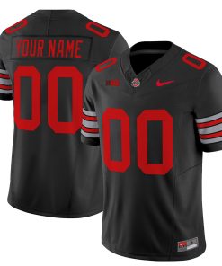 Ohio State Buckeyes Nike Custom Vapor Limited Jersey - Black