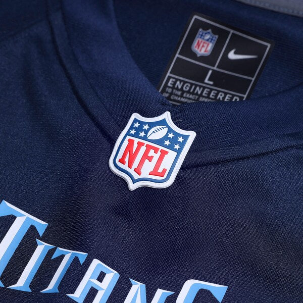 Brandon Allen Tennessee Titans Nike Team Game Jersey - Navy - Image 4