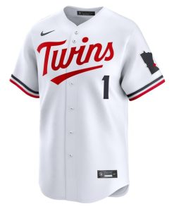 Alternative view of Minnesota Twins Nike #1 Dad Home Limited Jersey - White