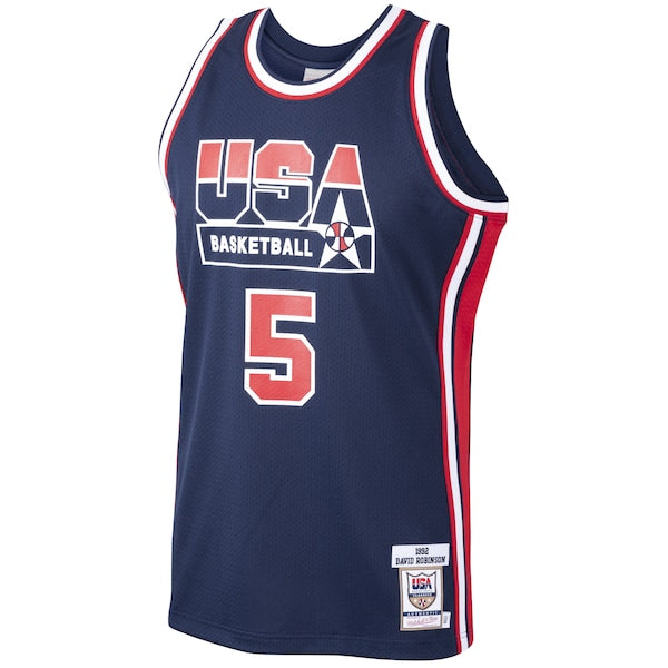 David Robinson USA Basketball 1992 Dream Team Authentic Jersey - Navy - Image 2