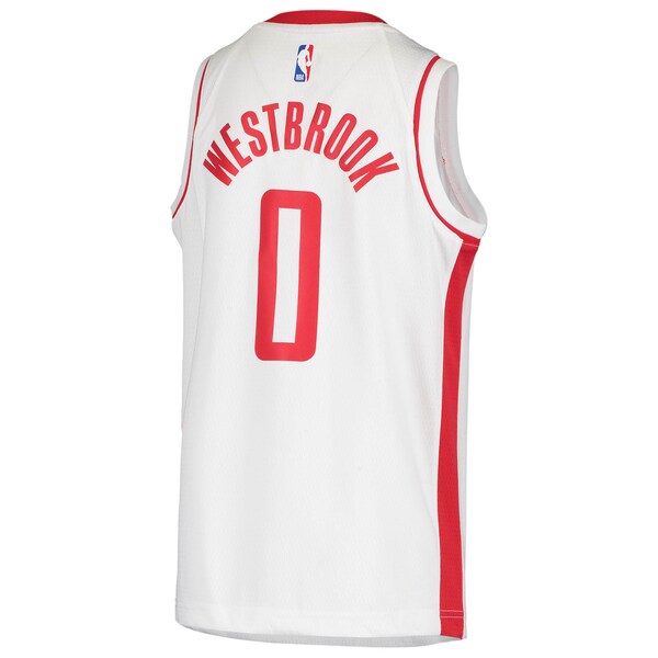 Russell Westbrook Houston Rockets Nike Youth Swingman Jersey - Association Edition - White - Image 3