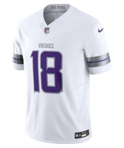 Alternative view of Justin Jefferson Minnesota Vikings Nike Alternate Vapor F.U.S.E. Limited Jersey - White