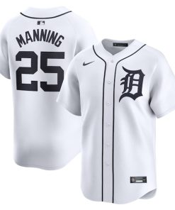 Matt Manning Detroit Tigers Nike Home Limited Player Jersey - White