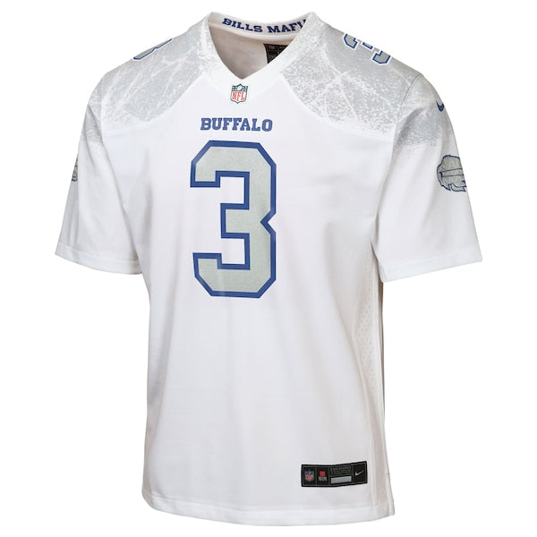 Damar Hamlin Buffalo Bills Nike Youth 2025 Rivalries Collection Game Jersey - White - Image 2