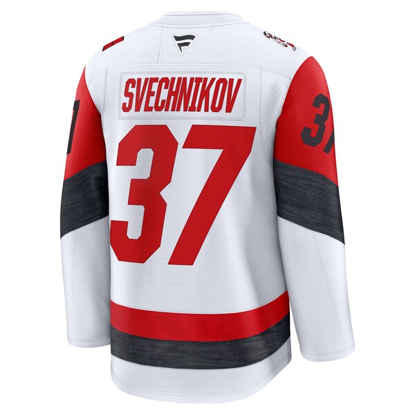 Andrei Svechnikov Carolina Hurricanes Away Premium Jersey - White - Image 3