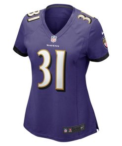Alternative view of Dalvin Cook Baltimore Ravens Nike Women's  Game Jersey -  Purple