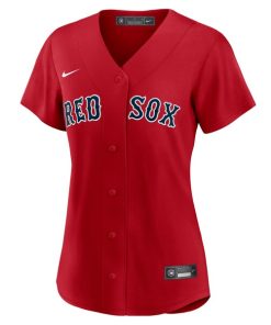 Alternative view of Rafael Devers Boston Red Sox Nike Women's Alternate Replica Player Jersey - Red
