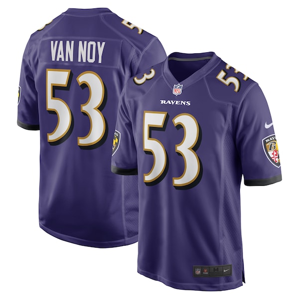 Kyle Van Noy Baltimore Ravens Nike Team Game Jersey - Purple