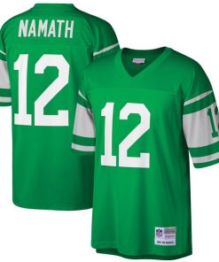 Alternative view of Joe Namath New York Jets Retired Player Legacy Replica Jersey - Green