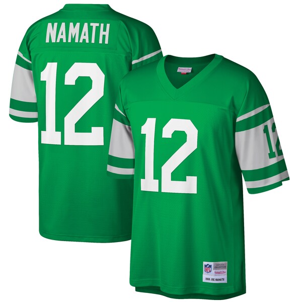 Joe Namath New York Jets Retired Player Legacy Replica Jersey - Green - Image 2