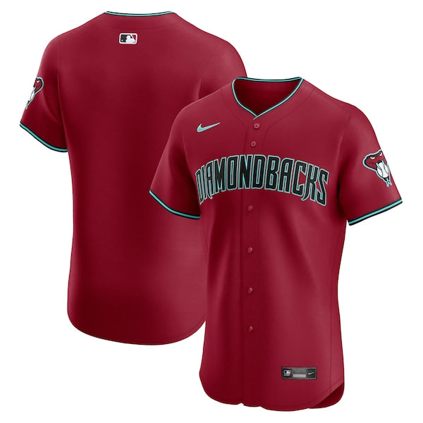 Arizona Diamondbacks Nike Vapor Premier Elite Patch Jersey - Red/Cream/Gray
