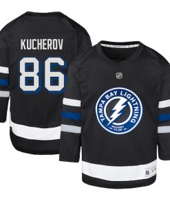 Nikita Kucherov Tampa Bay Lightning Youth Alternate Replica Player Jersey - Black