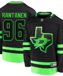 Mikko Rantanen Dallas Stars Alternate Primegreen Pro Jersey - Black