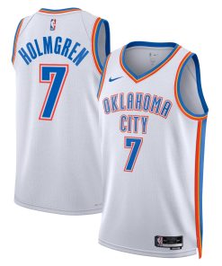 Chet Holmgren Oklahoma City Thunder Nike Swingman Jersey - City Edition - White