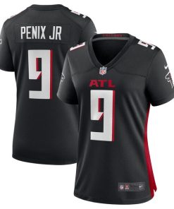 Michael Penix Jr. Atlanta Falcons Nike Women's Game Jersey -  Black