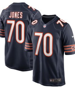Braxton Jones Chicago Bears Nike Game Player Jersey - Navy