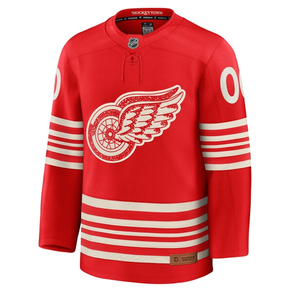 Detroit Red Wings Centennial Premium Custom Jersey - Red - Image 2