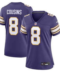 Kirk Cousins Minnesota Vikings Nike Women's Player Jersey - Purple