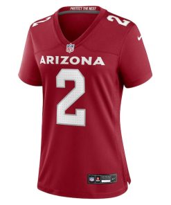 Alternative view of Mack Wilson Sr. Arizona Cardinals Nike Women's Team Game Jersey -  Cardinal